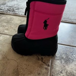 Polo toddler girls boots size 5